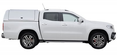 Force Pro flakkåpa med öppningsbara sidoluckor till Mercedes X-klass från 2017-