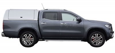 Force Pro flakkåpa med öppningsbara sidoluckor till Mercedes X-klass från 2017-