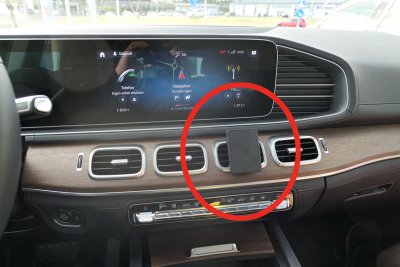 Mobilhållare Mercedes GLS från 2020-