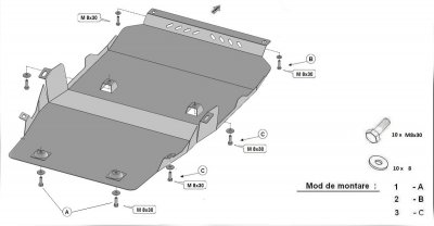 Hasplåt Fullback (Fiat) från 2016-2019