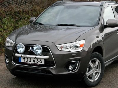 Extraljusfäste i Aluminium till Mitsubishi ASX från 2014-