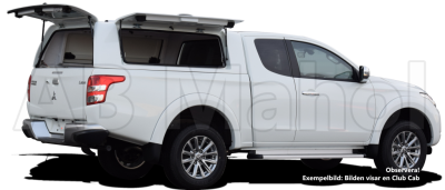 Force Pro flakkåpa med öppningsbara sidoluckor till Fiat Fullback (Dubbelhytt) från 2016-