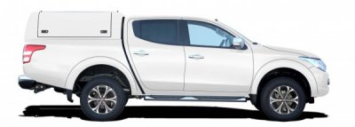 Force Pro flakkåpa med öppningsbara sidoluckor till Fiat Fullback (Dubbelhytt) från 2016-