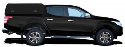 Force Pro flakkåpa med öppningsbara sidoluckor till Fiat Fullback (Dubbelhytt) från 2016-