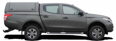 Force Pro flakkåpa med öppningsbara sidoluckor till Fiat Fullback (Dubbelhytt) från 2016-