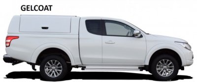 Force Pro flakkåpa med öppningsbara sidoluckor till Fiat Fullback (Club Cab) från 2016-
