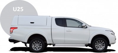 Force Pro flakkåpa med öppningsbara sidoluckor till Fiat Fullback (Club Cab) från 2016-