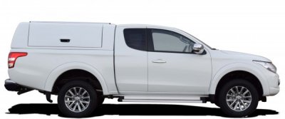 Force Pro flakkåpa med öppningsbara sidoluckor till Fiat Fullback (Club Cab) från 2016-