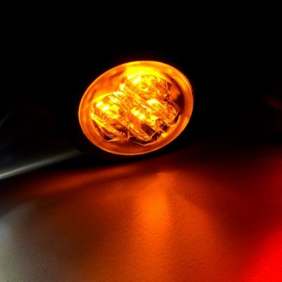 Axixtech "Hide-Away" LED-blixtljus i Blått, Orange och Vitt | ECE R65* | 12-24V