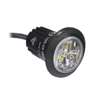 Axixtech "Hide-Away" LED-blixtljus i Blått, Orange och Vitt | ECE R65* | 12-24V