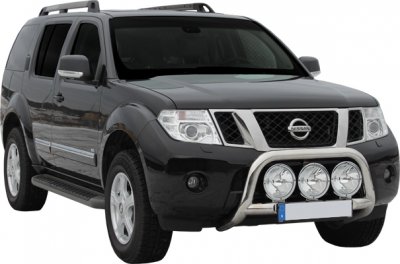 Låg frontbåge till Nissan Navara D40 Facelift 2010-2015