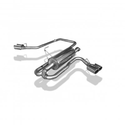 Sportavgassystem sidepipes 4x90 mm till Nissan Navara 2006-2014