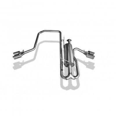 Sportavgassystem sidepipes 4x90 mm till Nissan Navara 2006-2014
