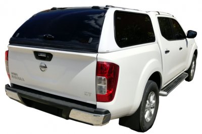 Flakkåpa med öppningsbara rutor till Nissan Navara (Dubbelhytt) från 2015-