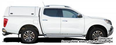 Force Pro flakkåpa med öppningsbara sidoluckor till Nissan Navara (1,5 hytt) från 2015-
