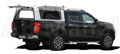 Force Pro flakkåpa med öppningsbara sidoluckor till Nissan Navara (Dubbelhytt) från 2015-