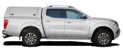 Force Pro flakkåpa med öppningsbara sidoluckor till Nissan Navara (Dubbelhytt) från 2015-