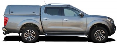 Force Pro flakkåpa med öppningsbara sidoluckor till Nissan Navara (Dubbelhytt) från 2015-