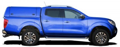 Force Pro flakkåpa med öppningsbara sidoluckor till Nissan Navara (Dubbelhytt) från 2015-