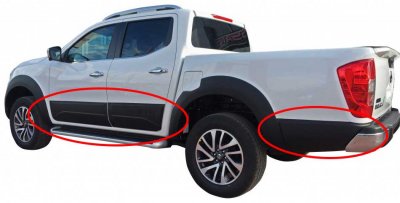 Body Cladding Safari till Nissan Navara från 2015-
