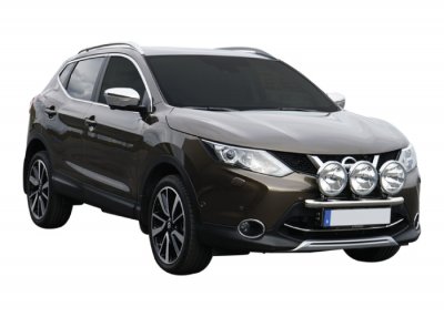 Extraljusfäste i Rostfritt stål till Nissan Qashqai från 2014-
