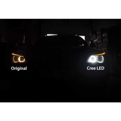 Angeleyes till BMW 5G Cree 60W Mod 2, endast FL/LCI