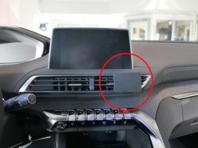 Mobilhållare Peugeot 3008 från 2016-2024