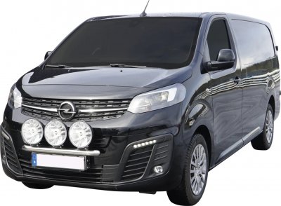 Extraljusfäste i Rostfritt stål till Opel Vivaro från 2020-