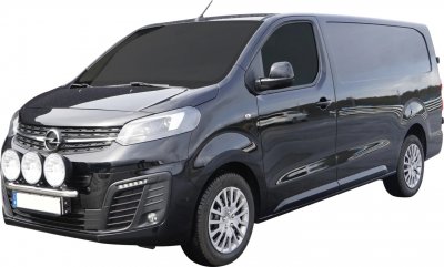 Extraljusfäste i Rostfritt stål till Opel Vivaro från 2020-