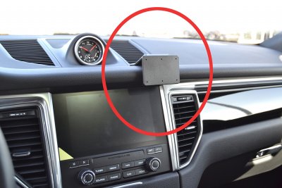 Mobilhållare Porsche Macan från 2014- och framåt