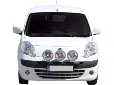 Extraljusfäste i svart pulverlack till Renault Kangoo 2008-2013