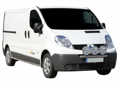 Extraljusfäste i Rostfritt stål till Renault Trafic 2002-2014