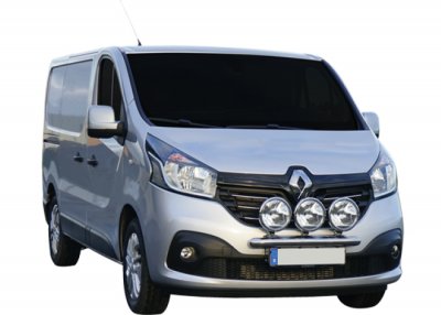 Extraljusfäste i Rostfritt stål till Renault Trafic från 2015-