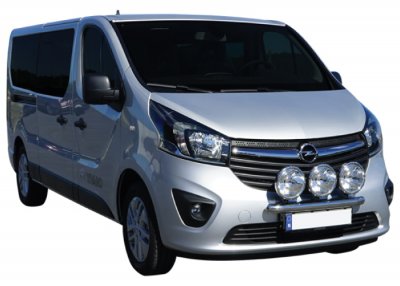 Extraljusfäste i Rostfritt stål till Opel Vivaro från 2015-2019