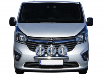 Extraljusfäste i Rostfritt stål till Opel Vivaro från 2015-2019