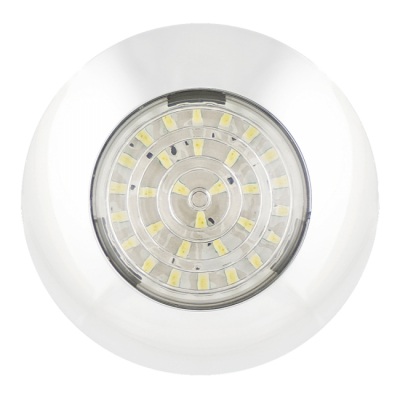 Rund interiörlykta 12V 24 dioder