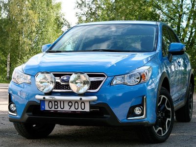 Extraljusfäste i Aluminium till Subaru XV från 2016-2017