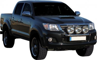 Extraljusfäste i Rostfritt stål till Toyota Hilux 2012-2015