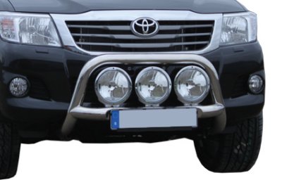 Låg Frontbåge i Rostfritt stål till Toyota Hilux från 2006-2015
