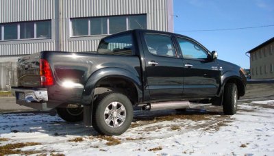 Sportavgassystem sidepipes 2x76 mm till Toyota Hilux från 2006-