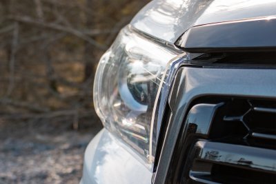 Transparenta stenskottsskydd Hilux från 2016-2020