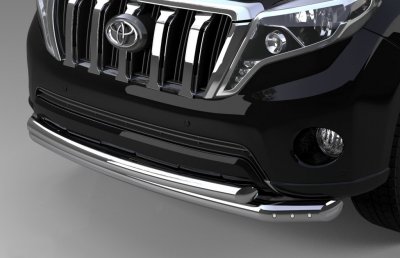 Frontrör med dubbla rör och LED positionsljus till Toyota Land Cruiser 150 2014-