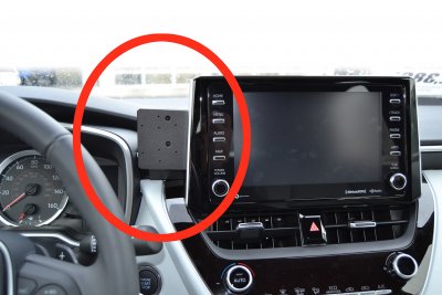 Mobilhållare Toyota Corolla från 2019- och framåt
