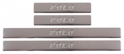 Instegsskydd i Rostfritt stål till Volkswagen Polo från 2009-2017