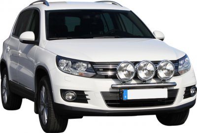 Extraljusfäste i Rostfritt stål till VW Tiguan 2012-2015