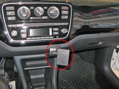 Mobilhållare Volkswagen Up från 2011-