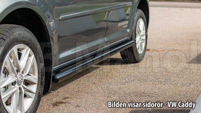 Sidorör Gloss Black till Audi Q3 från 2011-2018