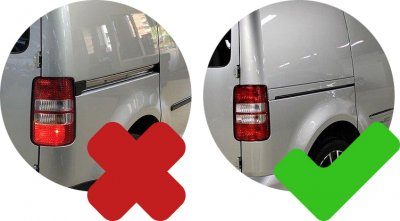Skjutdörrslist i Rostfritt stål till Volkswagen Caddy 2004-2020