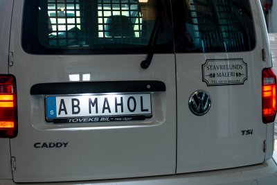 Skyltbelysning i LED till Volkswagen Caddy från 2004-2020