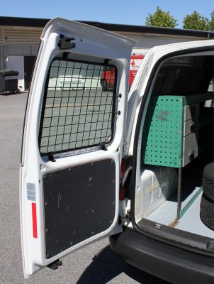 Inbrottsgaller för bakdörrar till Fiat Dobló 2006-2009